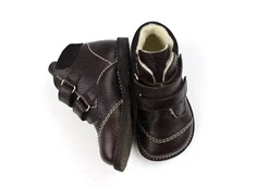 Angulus mørk brun vintersko med uldfoer